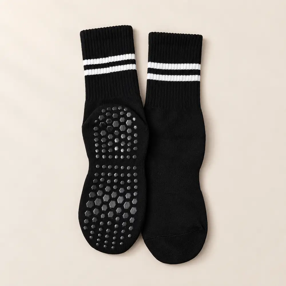 Crew Pilates grip sock